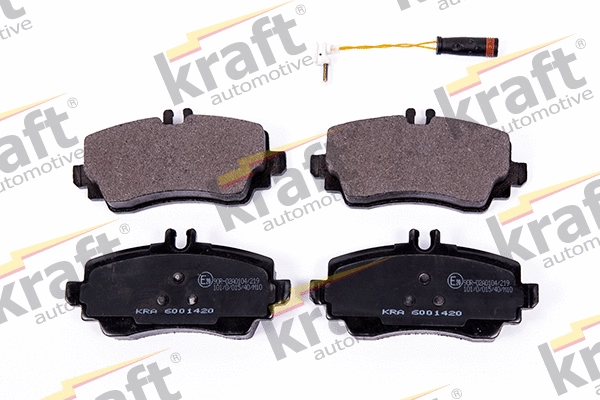Diskinių stabdžių trinkelių rinkinys KRAFT AUTOMOTIVE 6001420