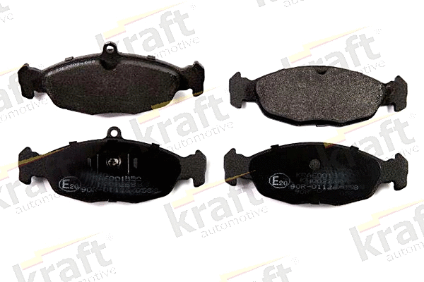 Diskinių stabdžių trinkelių rinkinys KRAFT AUTOMOTIVE 6001550