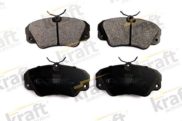 Diskinių stabdžių trinkelių rinkinys KRAFT AUTOMOTIVE 6001570