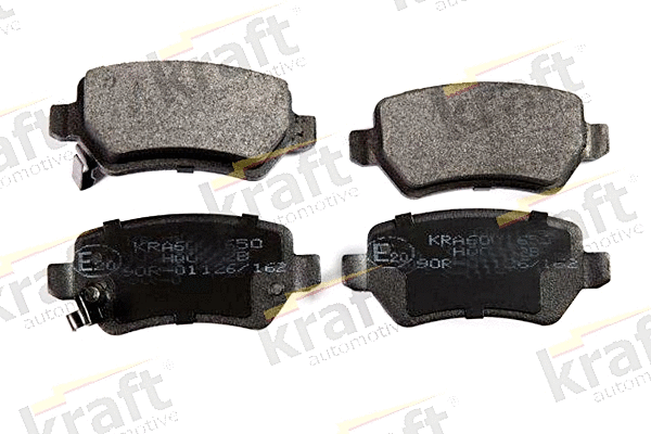 Diskinių stabdžių trinkelių rinkinys KRAFT AUTOMOTIVE 6001650