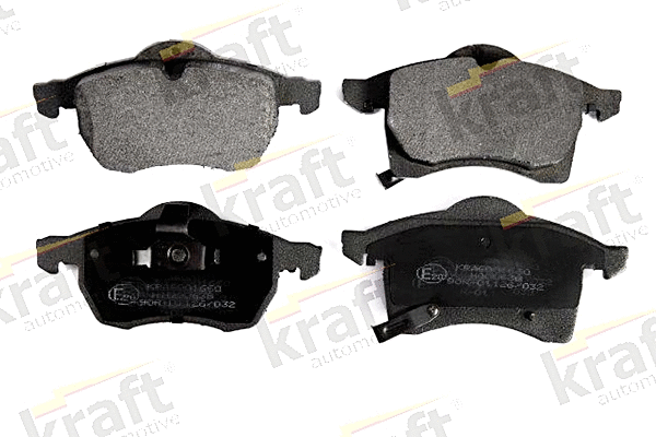 Diskinių stabdžių trinkelių rinkinys KRAFT AUTOMOTIVE 6001660