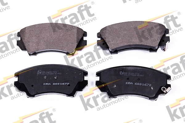 Diskinių stabdžių trinkelių rinkinys KRAFT AUTOMOTIVE 6001672