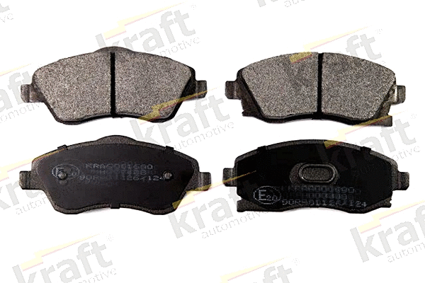 Diskinių stabdžių trinkelių rinkinys KRAFT AUTOMOTIVE 6001690