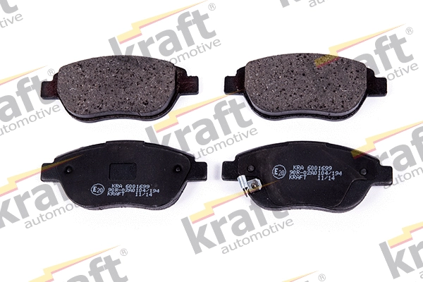 Diskinių stabdžių trinkelių rinkinys KRAFT AUTOMOTIVE 6001699