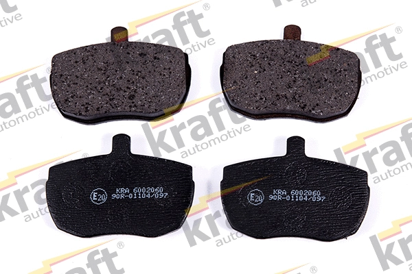 Diskinių stabdžių trinkelių rinkinys KRAFT AUTOMOTIVE 6002060