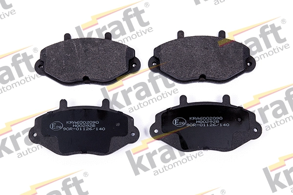 Diskinių stabdžių trinkelių rinkinys KRAFT AUTOMOTIVE 6002090