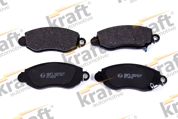 Diskinių stabdžių trinkelių rinkinys KRAFT AUTOMOTIVE 6002110