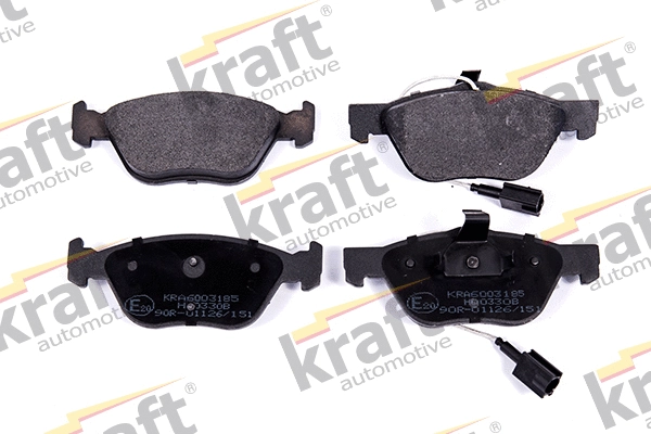 Diskinių stabdžių trinkelių rinkinys KRAFT AUTOMOTIVE 6003185