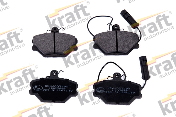 Diskinių stabdžių trinkelių rinkinys KRAFT AUTOMOTIVE 6003190