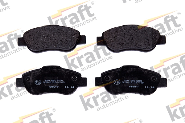 Diskinių stabdžių trinkelių rinkinys KRAFT AUTOMOTIVE 6003280