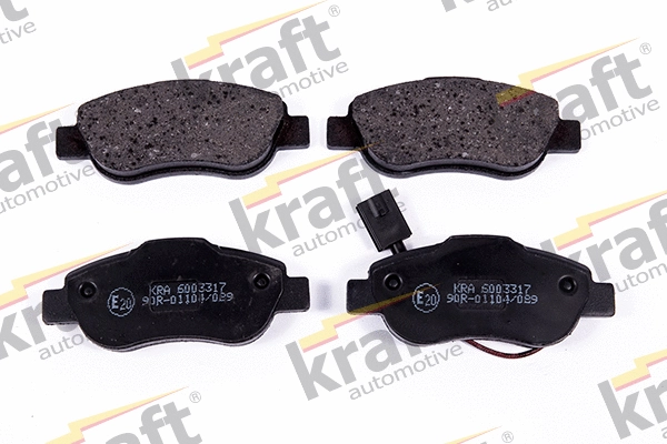 Diskinių stabdžių trinkelių rinkinys KRAFT AUTOMOTIVE 6003317