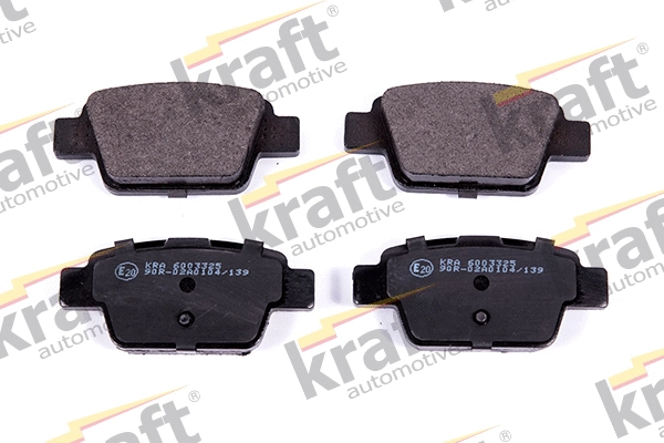 Diskinių stabdžių trinkelių rinkinys KRAFT AUTOMOTIVE 6003325