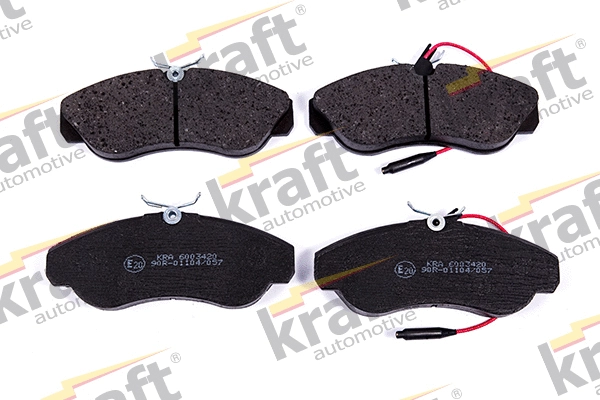 Diskinių stabdžių trinkelių rinkinys KRAFT AUTOMOTIVE 6003420