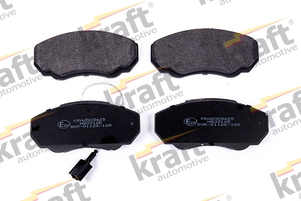 Diskinių stabdžių trinkelių rinkinys KRAFT AUTOMOTIVE 6003425