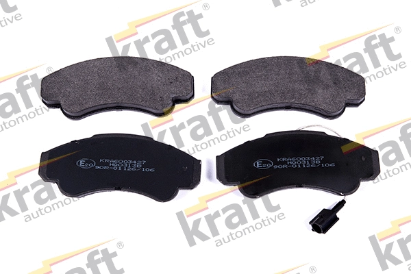 Diskinių stabdžių trinkelių rinkinys KRAFT AUTOMOTIVE 6003427