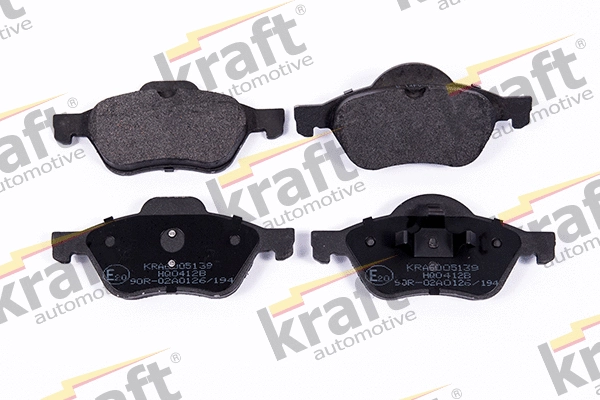 Diskinių stabdžių trinkelių rinkinys KRAFT AUTOMOTIVE 6005139
