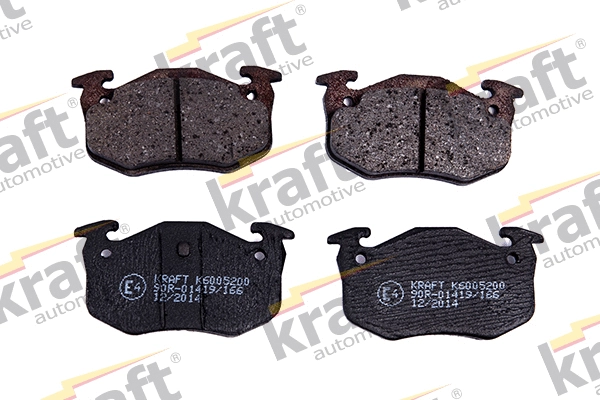 Diskinių stabdžių trinkelių rinkinys KRAFT AUTOMOTIVE 6005200