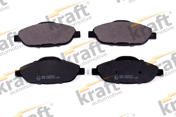 Diskinių stabdžių trinkelių rinkinys KRAFT AUTOMOTIVE 6005507