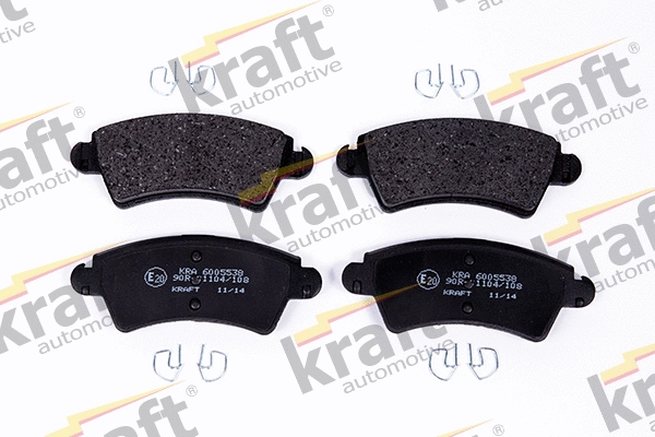 Diskinių stabdžių trinkelių rinkinys KRAFT AUTOMOTIVE 6005538