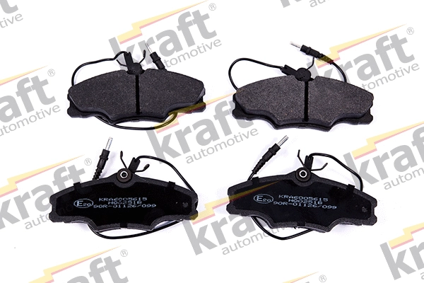 Diskinių stabdžių trinkelių rinkinys KRAFT AUTOMOTIVE 6005615