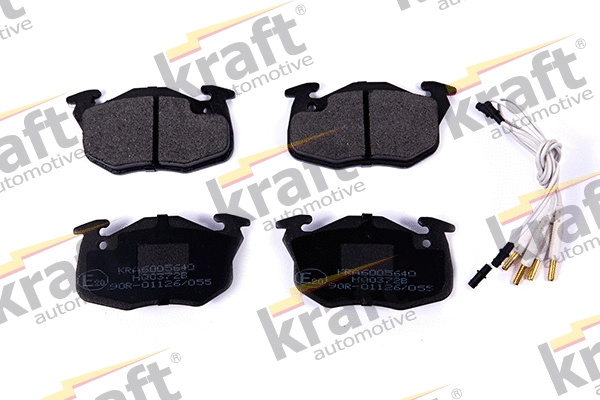 Diskinių stabdžių trinkelių rinkinys KRAFT AUTOMOTIVE 6005640