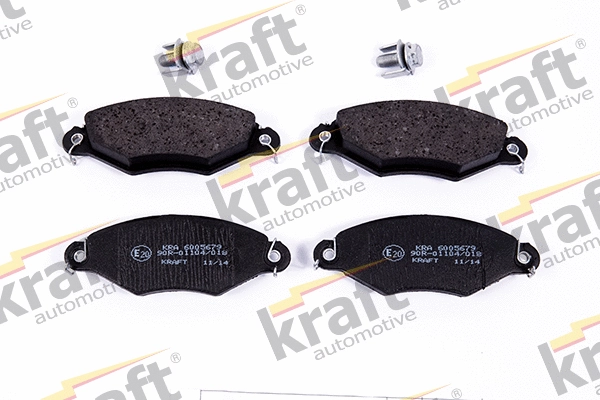 Diskinių stabdžių trinkelių rinkinys KRAFT AUTOMOTIVE 6005679