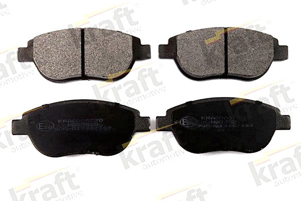 Diskinių stabdžių trinkelių rinkinys KRAFT AUTOMOTIVE 6005720