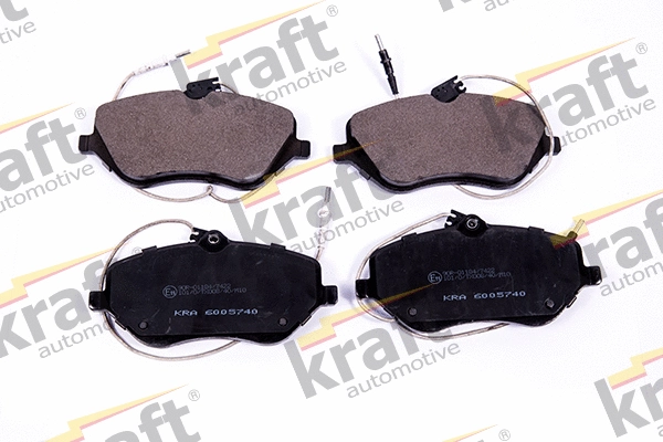 Diskinių stabdžių trinkelių rinkinys KRAFT AUTOMOTIVE 6005740