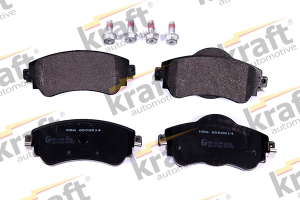 Diskinių stabdžių trinkelių rinkinys KRAFT AUTOMOTIVE 6006014