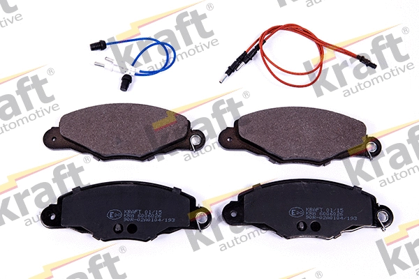 Diskinių stabdžių trinkelių rinkinys KRAFT AUTOMOTIVE 6006026