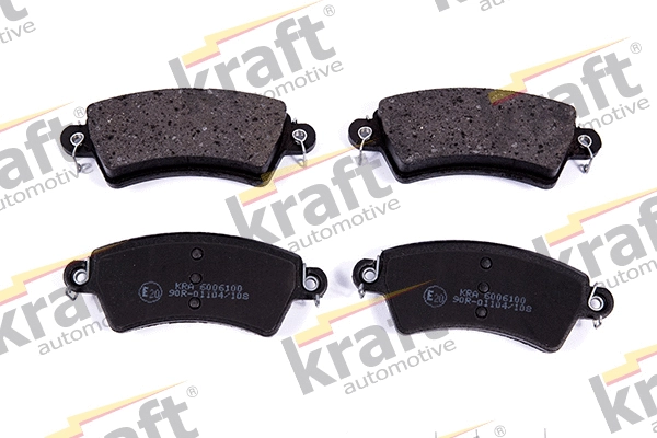 Diskinių stabdžių trinkelių rinkinys KRAFT AUTOMOTIVE 6006100