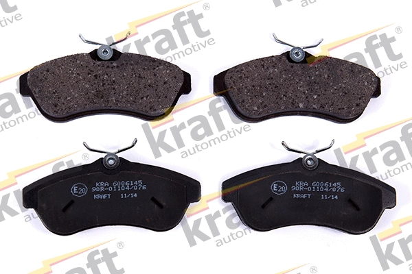 Diskinių stabdžių trinkelių rinkinys KRAFT AUTOMOTIVE 6006145