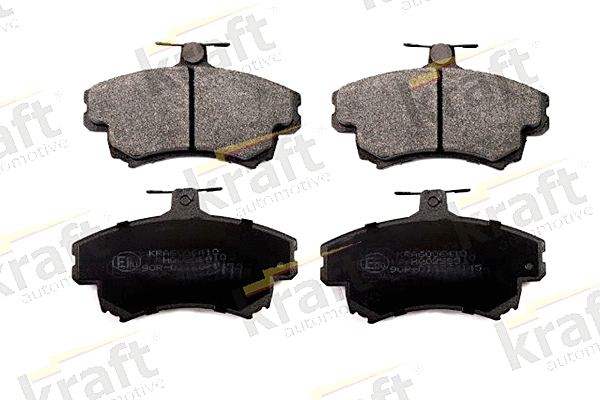 Diskinių stabdžių trinkelių rinkinys KRAFT AUTOMOTIVE 6006410