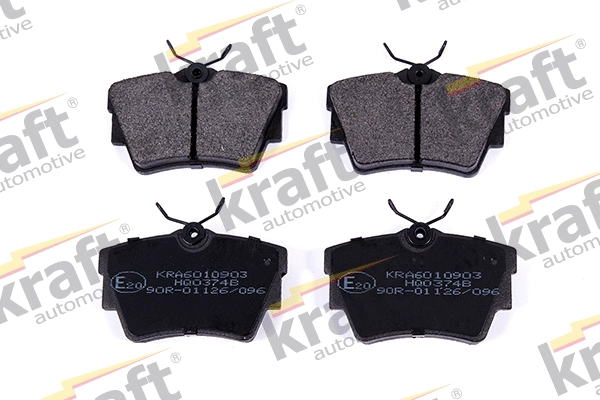 Diskinių stabdžių trinkelių rinkinys KRAFT AUTOMOTIVE 6010903