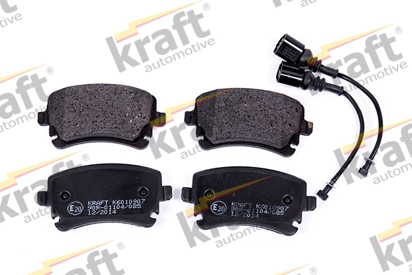 Diskinių stabdžių trinkelių rinkinys KRAFT AUTOMOTIVE 6010907