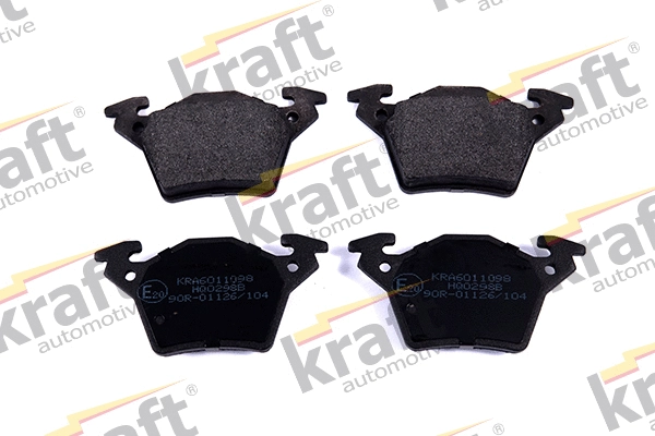 Diskinių stabdžių trinkelių rinkinys KRAFT AUTOMOTIVE 6011098
