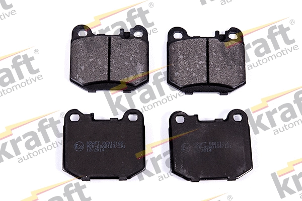 Diskinių stabdžių trinkelių rinkinys KRAFT AUTOMOTIVE 6011166