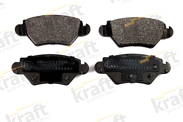 Diskinių stabdžių trinkelių rinkinys KRAFT AUTOMOTIVE 6011500
