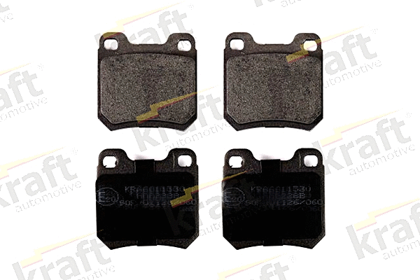 Diskinių stabdžių trinkelių rinkinys KRAFT AUTOMOTIVE 6011530