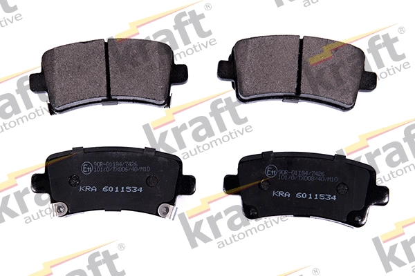 Diskinių stabdžių trinkelių rinkinys KRAFT AUTOMOTIVE 6011534
