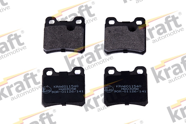 Diskinių stabdžių trinkelių rinkinys KRAFT AUTOMOTIVE 6011540