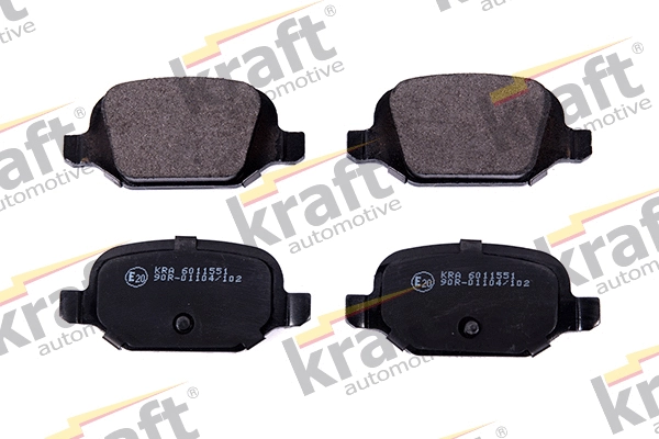 Diskinių stabdžių trinkelių rinkinys KRAFT AUTOMOTIVE 6011551