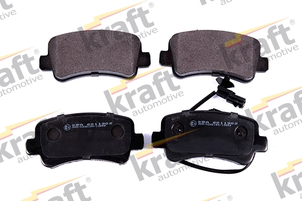 Diskinių stabdžių trinkelių rinkinys KRAFT AUTOMOTIVE 6011902