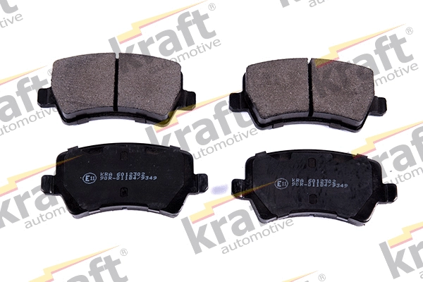 Diskinių stabdžių trinkelių rinkinys KRAFT AUTOMOTIVE 6012302