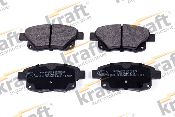Diskinių stabdžių trinkelių rinkinys KRAFT AUTOMOTIVE 6012323
