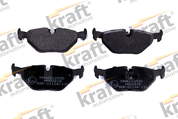 Diskinių stabdžių trinkelių rinkinys KRAFT AUTOMOTIVE 6012530