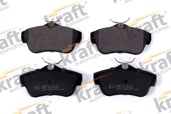 Diskinių stabdžių trinkelių rinkinys KRAFT AUTOMOTIVE 6015672