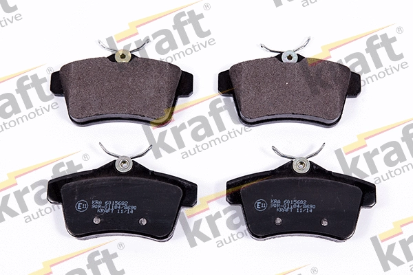 Diskinių stabdžių trinkelių rinkinys KRAFT AUTOMOTIVE 6015682