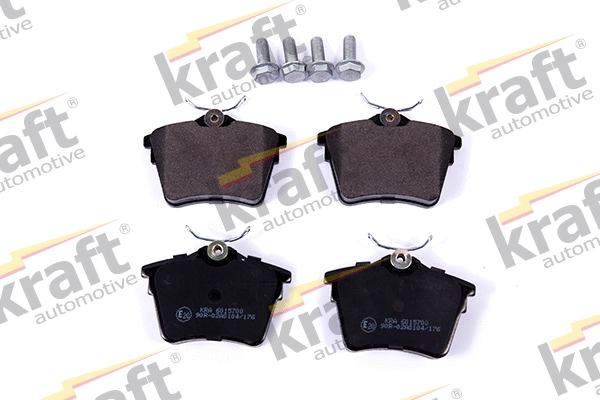Diskinių stabdžių trinkelių rinkinys KRAFT AUTOMOTIVE 6015700