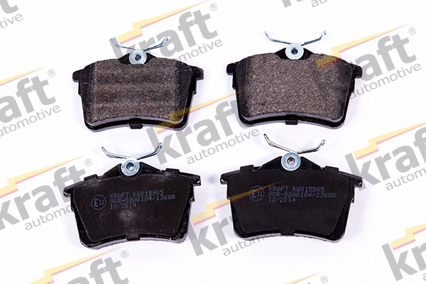Diskinių stabdžių trinkelių rinkinys KRAFT AUTOMOTIVE 6015905
